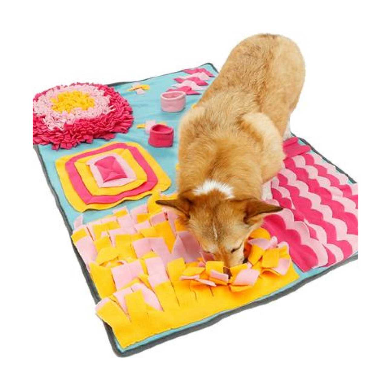Pet Life Sniffer Snack Interactive Feeding Pet Snuffle Mat - Healthber