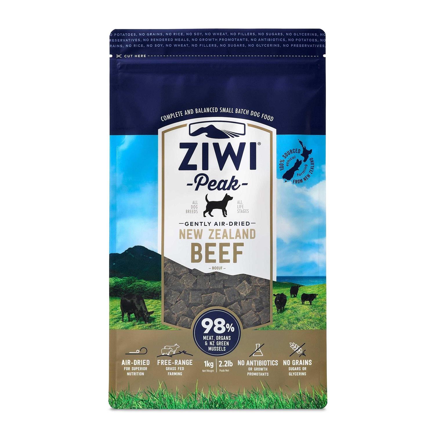 Ziwi Peak Air Dried Beef Dog Food - Healthber