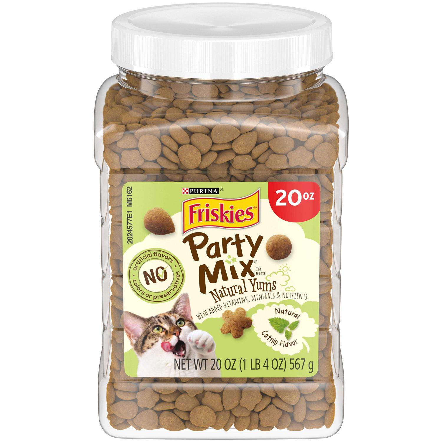 Purina Friskies Natural Yums Party Mix Cat Treats - Healthber