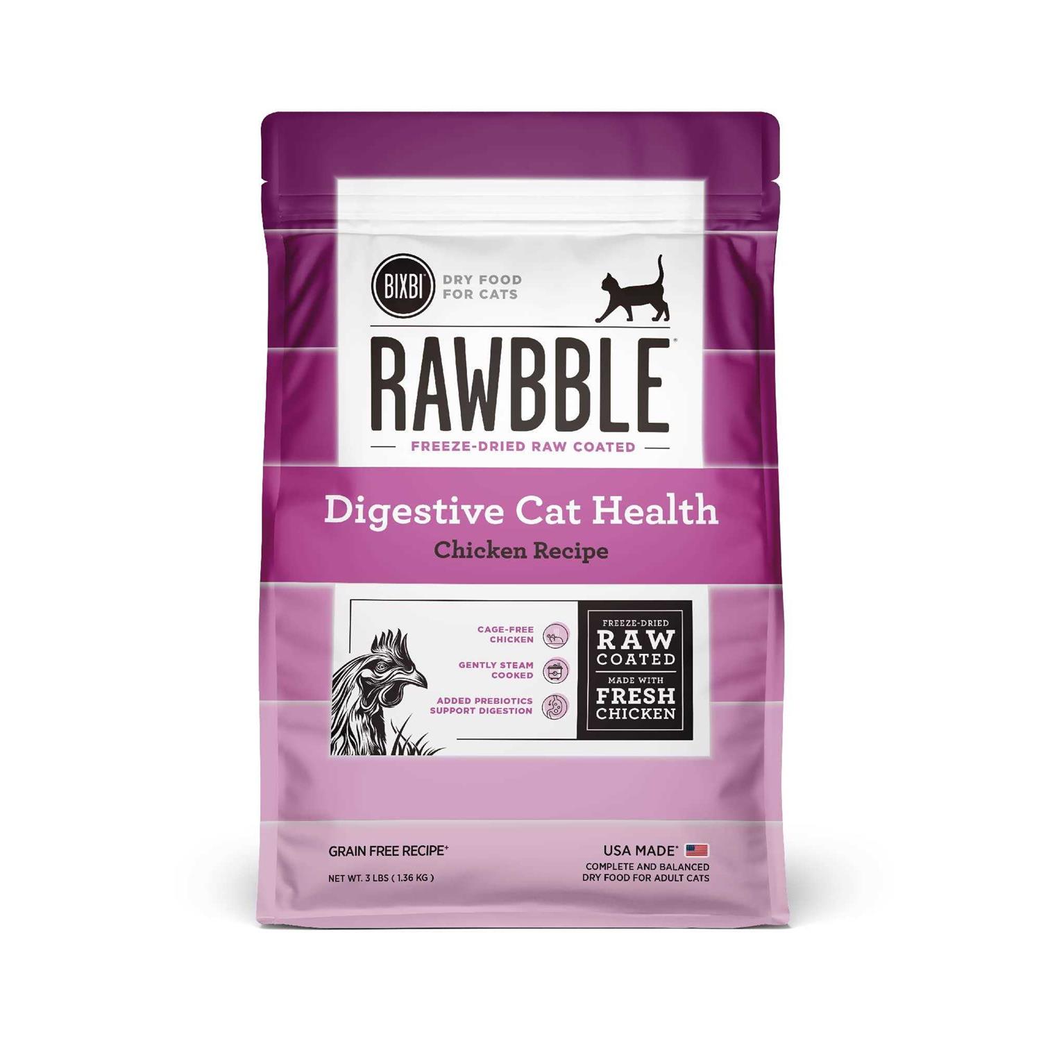 Bixbi Rawbble Chicken Recipe Dry Cat Food - Healthber