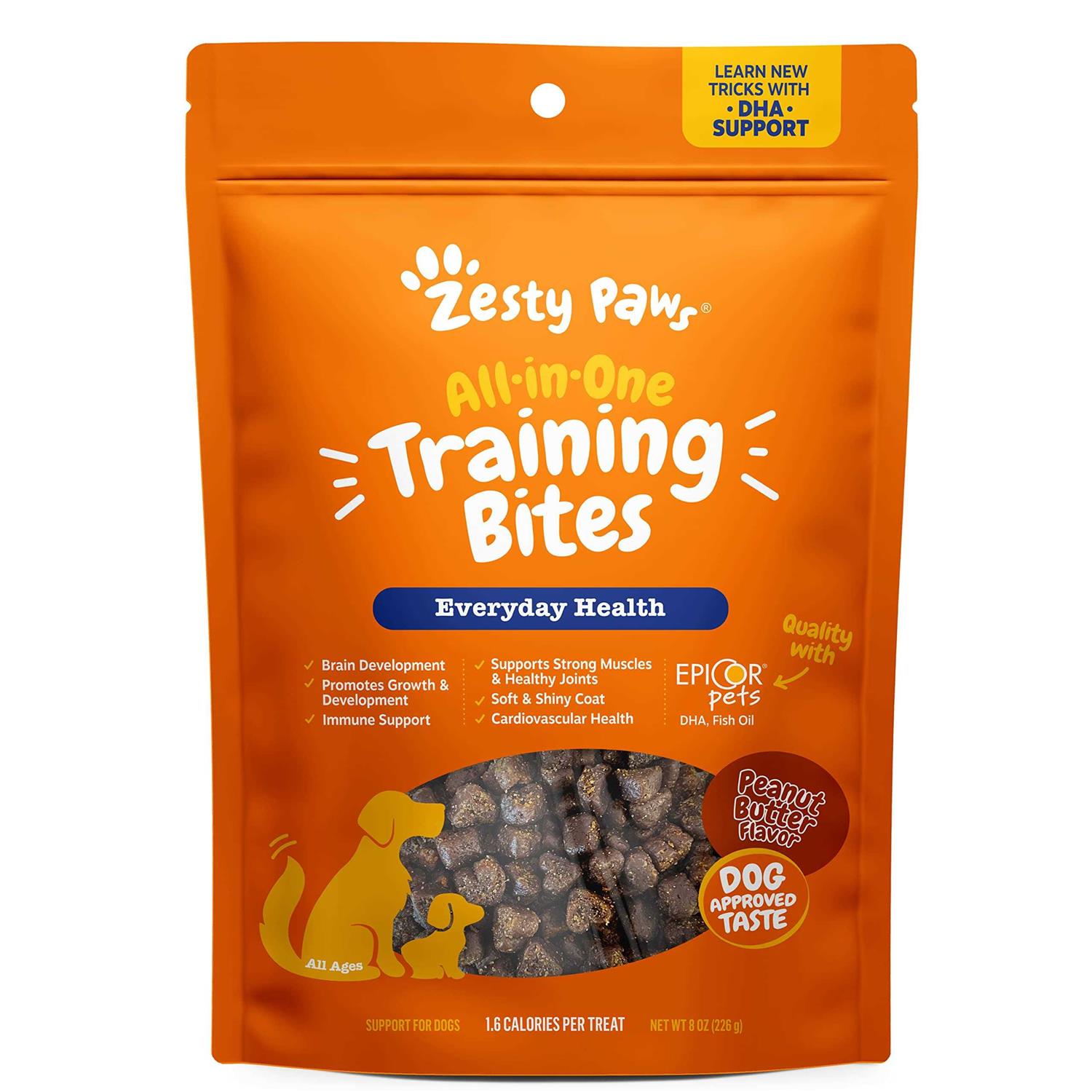 Zesty Paws All-in-One Training Treats for Dogs - Healthber