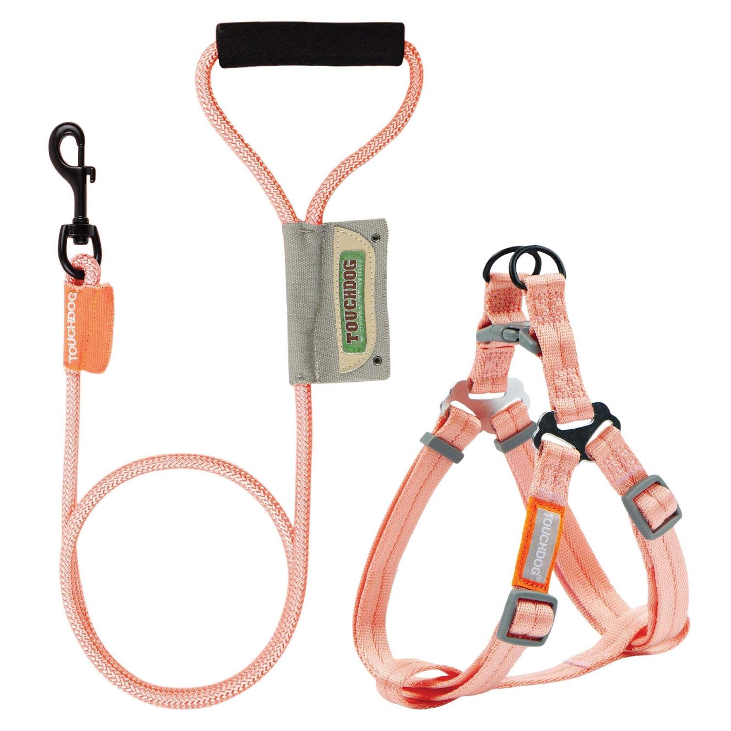 Touchdog Macaron 2-in-1 Durable Nylon Dog Harness and Leash - Healthber