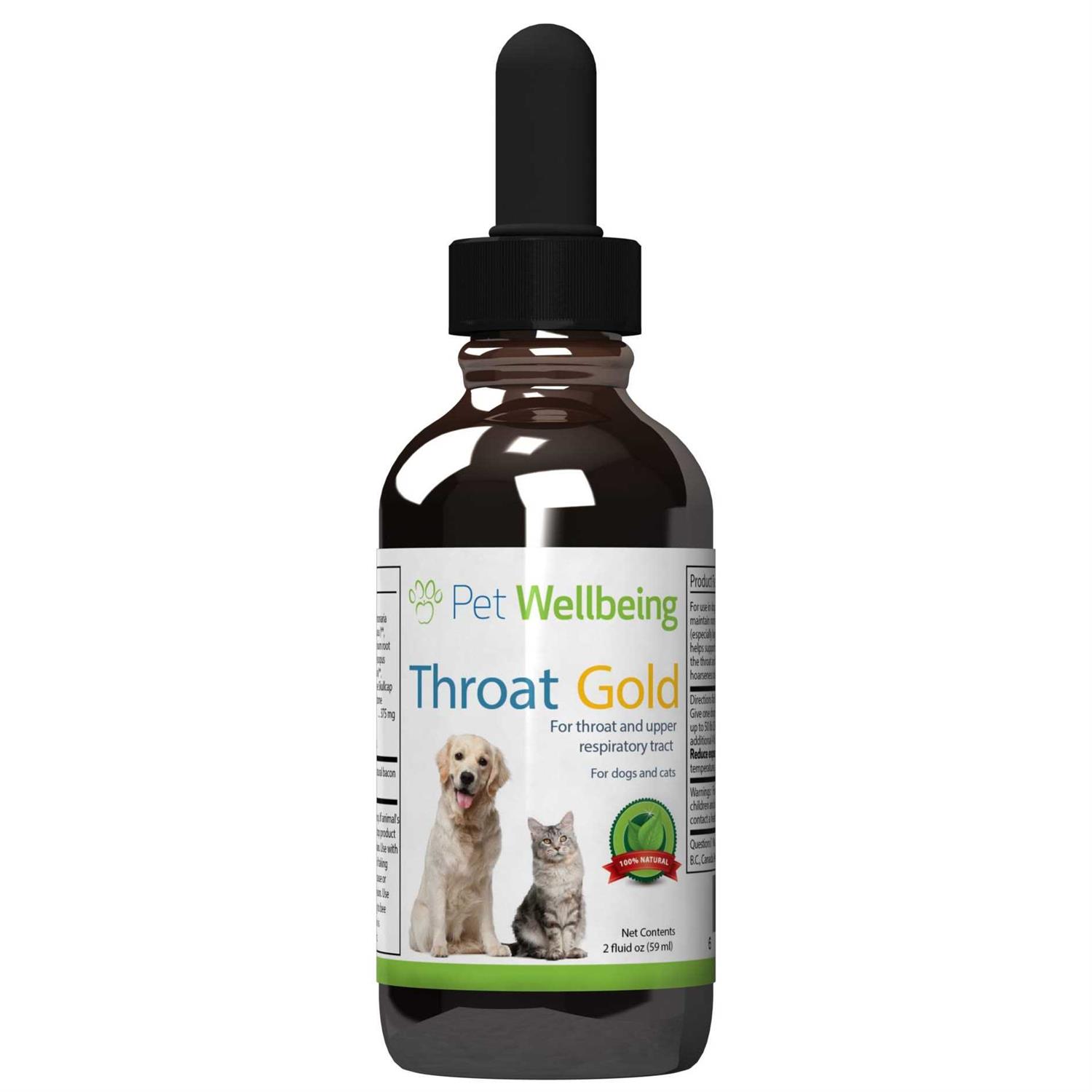 Pet Wellbeing Throat Gold for Dogs - Healthber