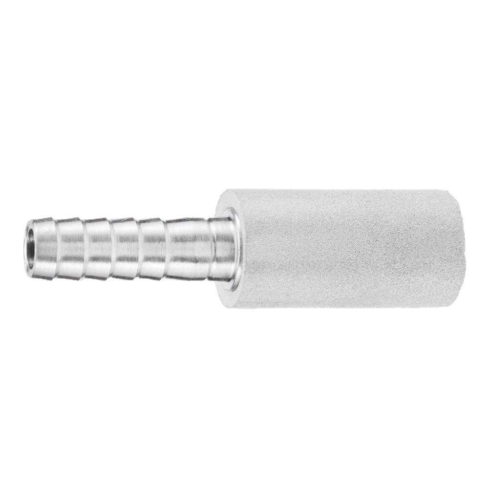 JoyTube Stainless Steel Aeration Stone 0.5 Micron Diffusion Stone with 1/4 Hose Barb - Healthber