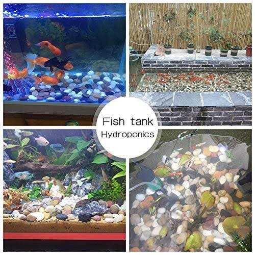 Voulosimi River Rock Stones Natural Decorative Polished Mixed Pebbles Gravel,Outdoor Decorative Stones for Plant Aquariums - Healthber