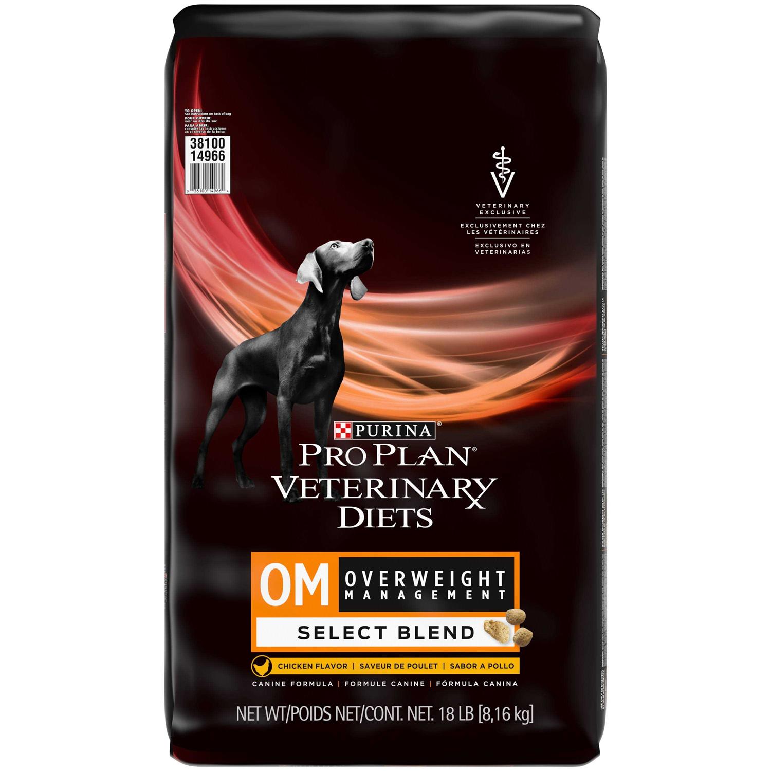 Purina Pro Plan Veterinary Diets OM Select Blend Overweight Management Dry Dog Food - Healthber
