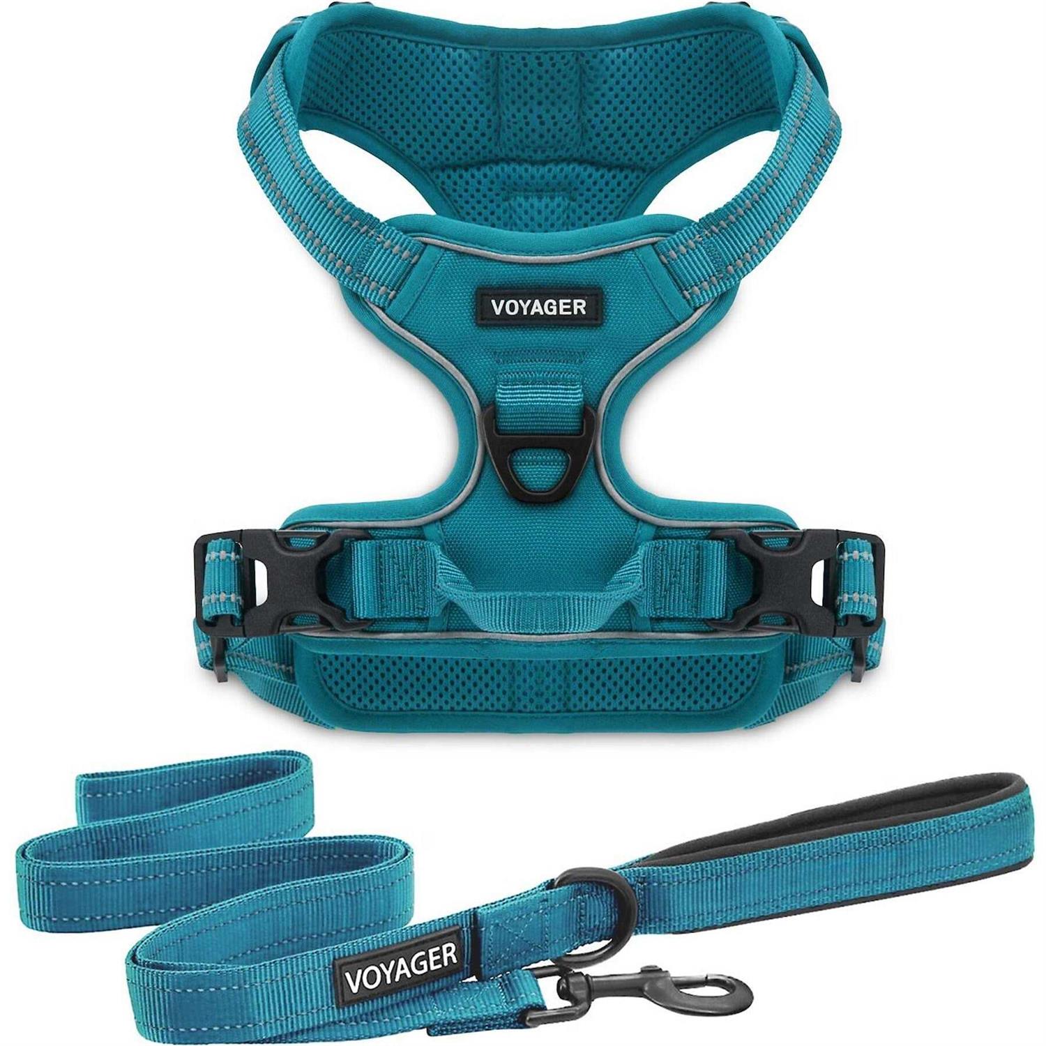 Voyager Dual Attachment No-Pull Adjustable Dog Harness - Healthber