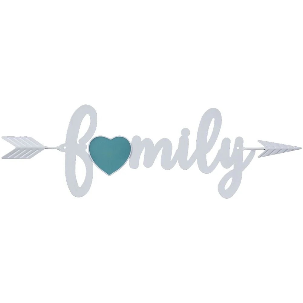 Family Arrow Metal Wall Hanging - Healthber