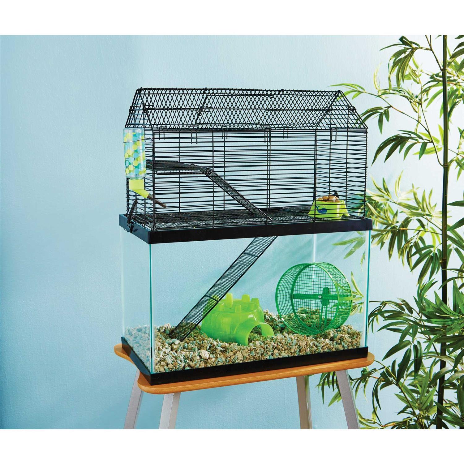 You & Me Small Animal High Rise Tank Topper, 19.25 L X 9.75 W X 11.5 H - Healthber