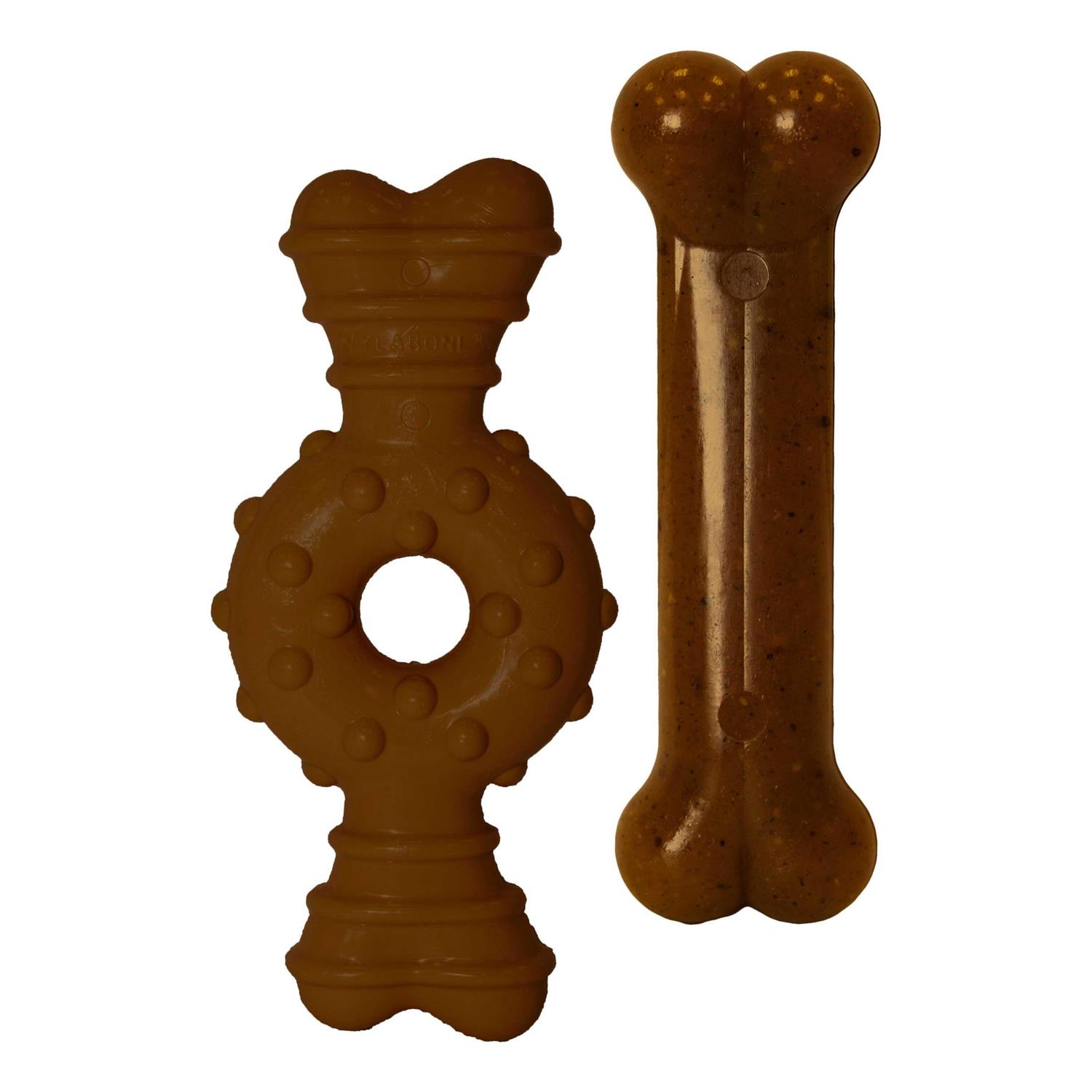 Nylabone Puppy Chew Ring Bone Chicken Flavor Petite - Healthber