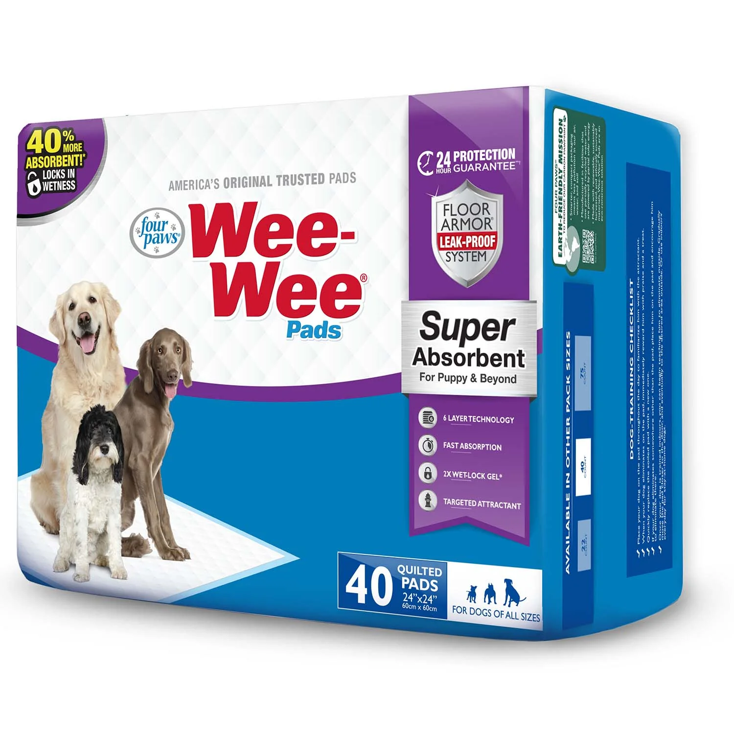 Wee-Wee Super Absorbent Pads for Dogs - Healthber