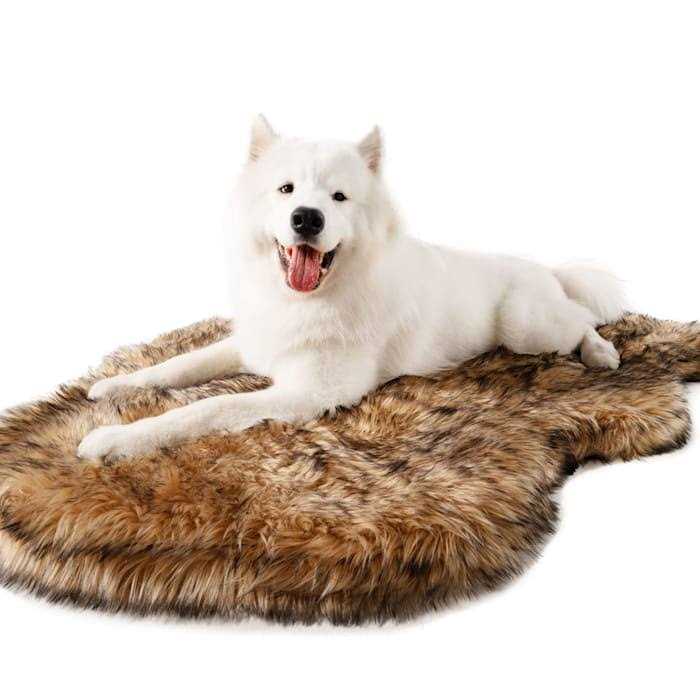 Paw PupRug Faux Fur Orthopedic Dog Bed - Healthber