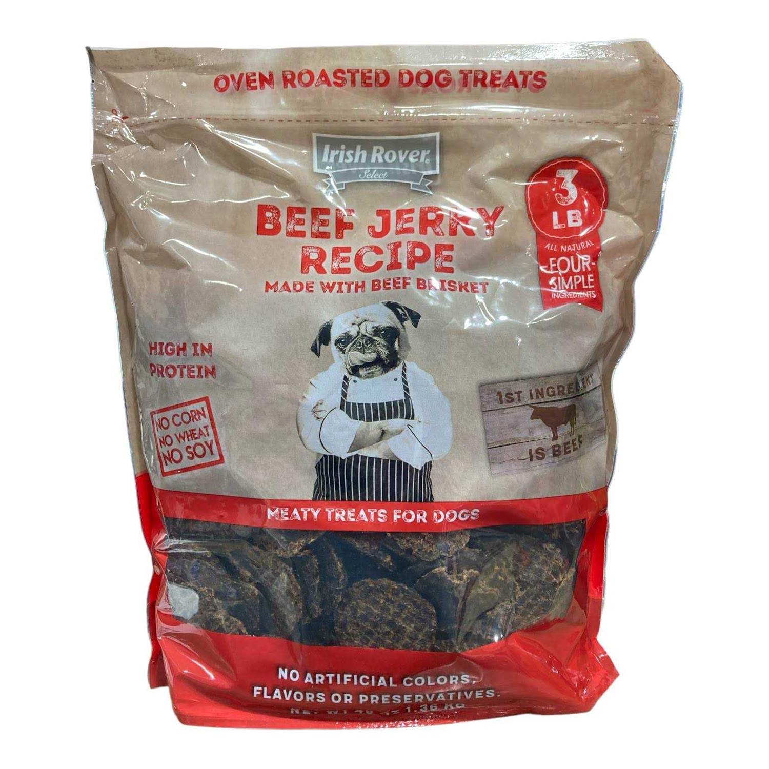 Irish Rover Beef Jerky Recipe Meaty Dog Treats - Healthber