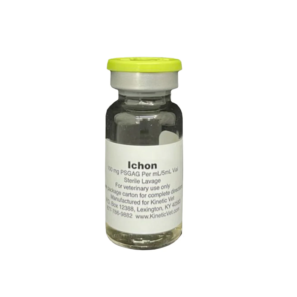 Rx Ichon (polysulfated glycosaminoglycan) Sterile PSGAG, 5 mL for Horses, Dogs, & Cats - Healthber