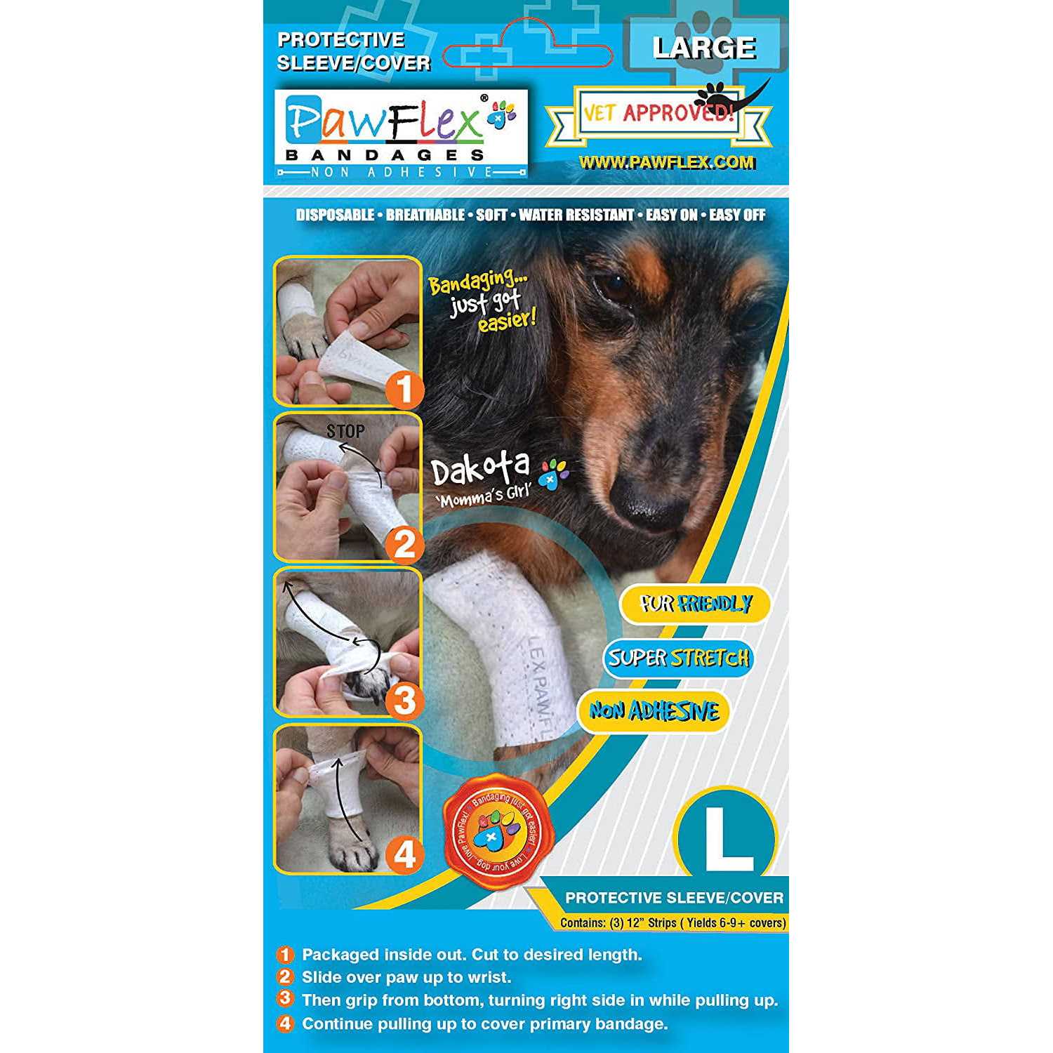 PawFlex Bandages Protective Covers for Pets - Healthber