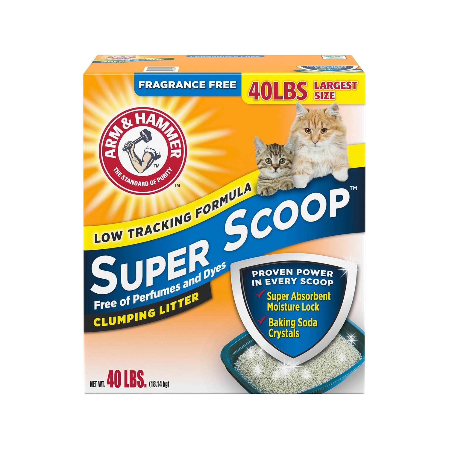 Arm & Hammer Super Scoop Clumping Cat Litter - Healthber