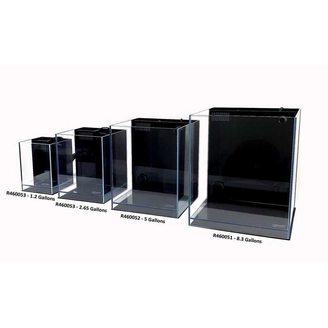 Lifegard Aquatics Ultra Low Iron Glass Aquarium with Filter - Healthber