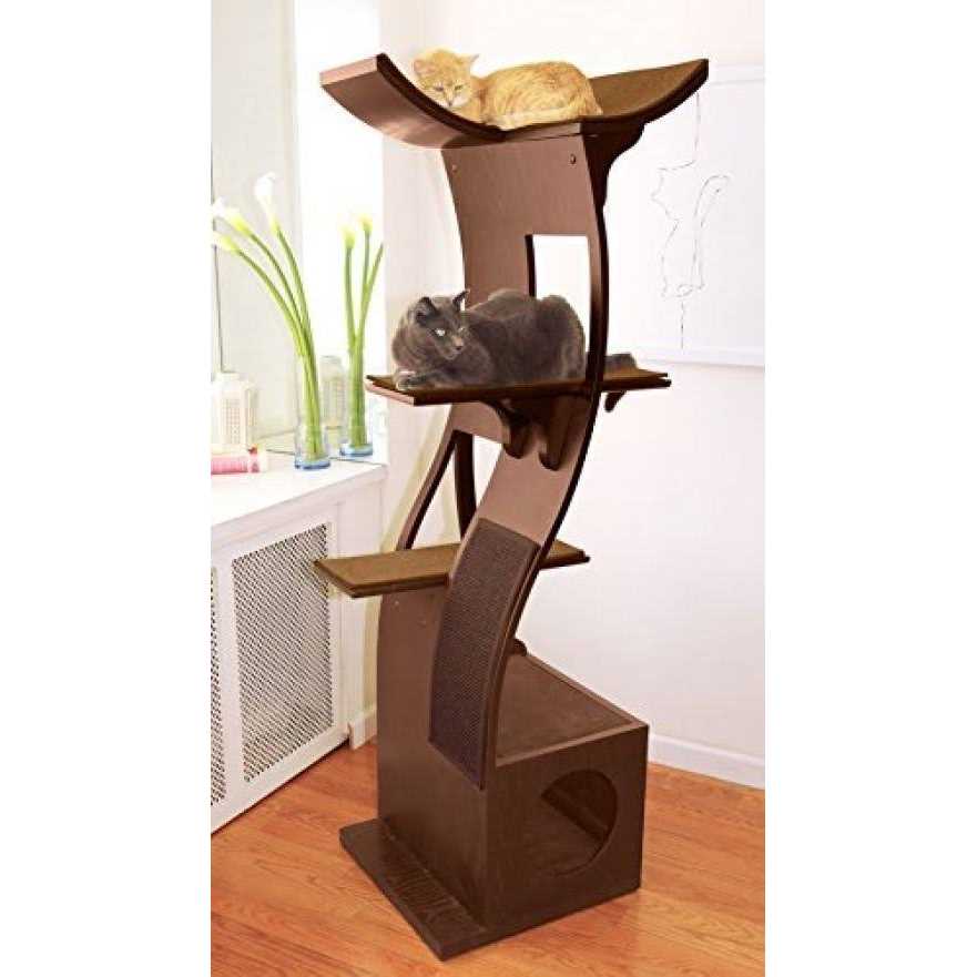 The Refined Feline Lotus Tower Cat Tree - Healthber