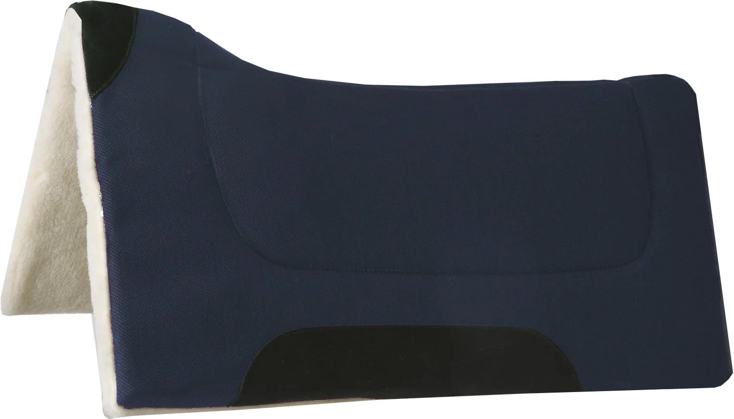 Blue Horse Brushed Wool Contoured Saddle Pad - Healthber