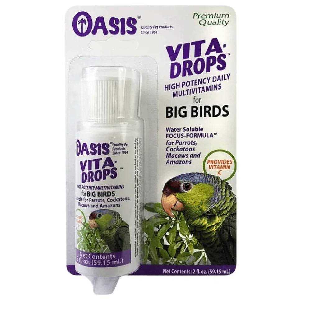 Oasis Vita-Drops for Big Birds - Healthber