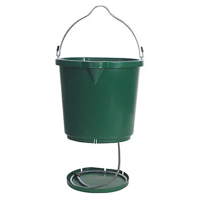 Farm Innovators Heated Flat Back Water Bucket, 5 Gallon - Healthber