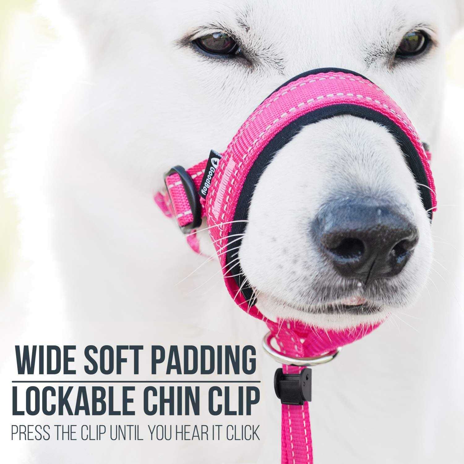 GoodBoy Dog Head Halter with Safety Strap Stops Heavy Pulling On The Leash - Healthber