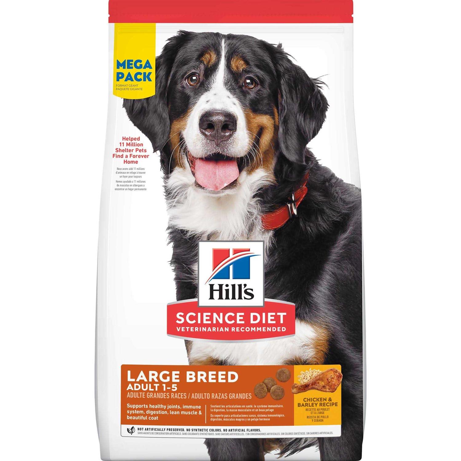 Hill’s Science Diet Adult Chicken & Barley Recipe Large Breed Dry Dog Food - Healthber