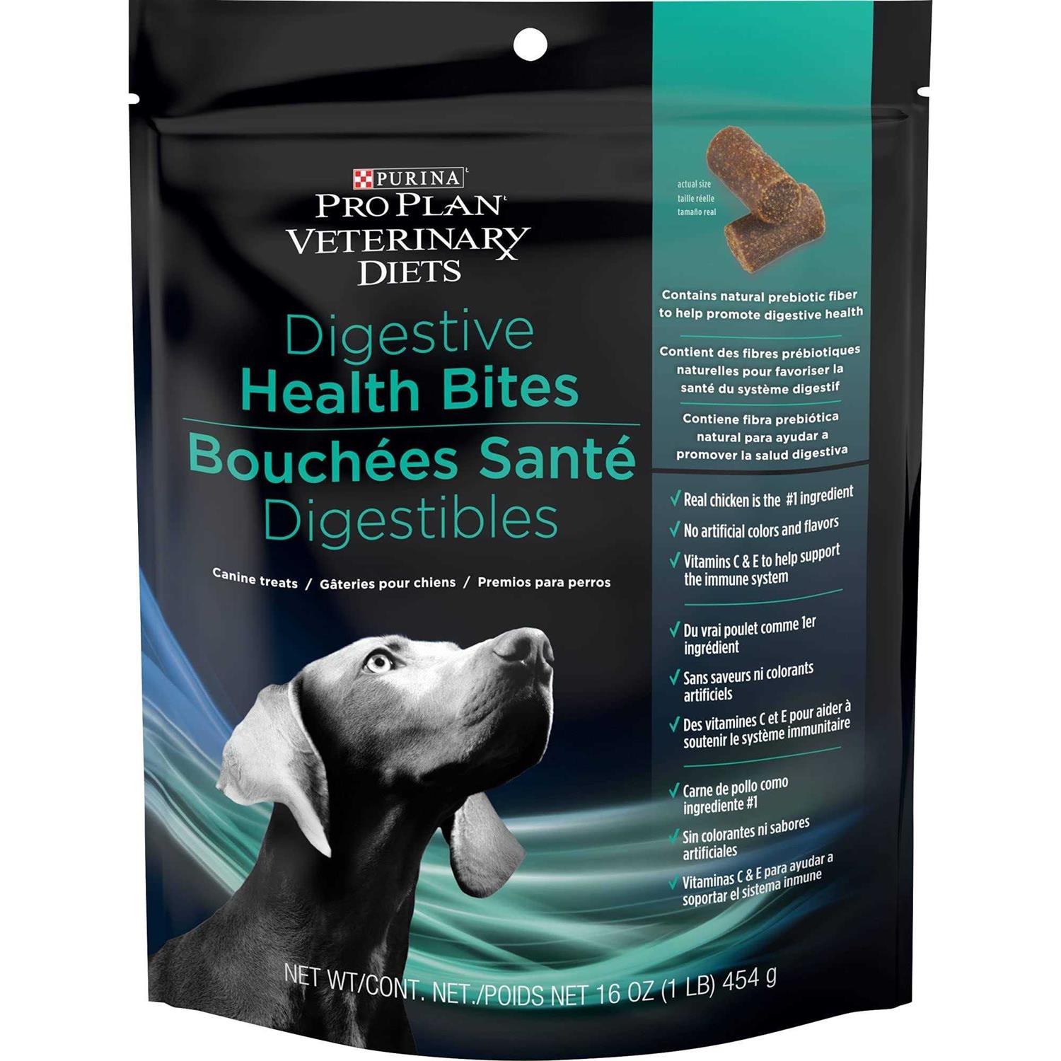 Purina Pro Plan Veterinary Diets Digestive Health Bites Dog Treats - Healthber