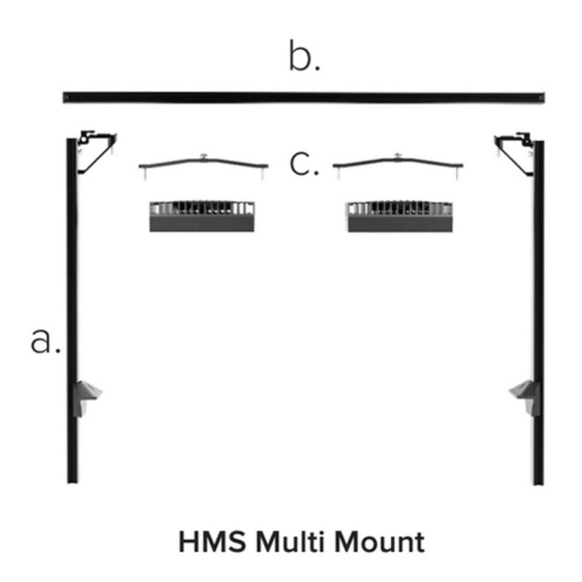 AquaIllumination HMS Double Arm Kit - Healthber