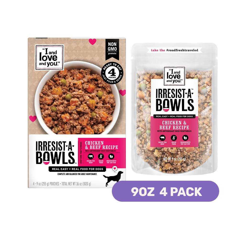 I and Love and You Irresist-A-Bowls Wet Dog Food, Chicken and Recipe - Healthber