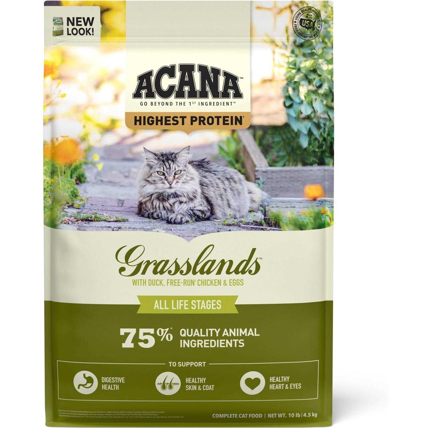 Acana Grasslands Dry Cat Food - Healthber