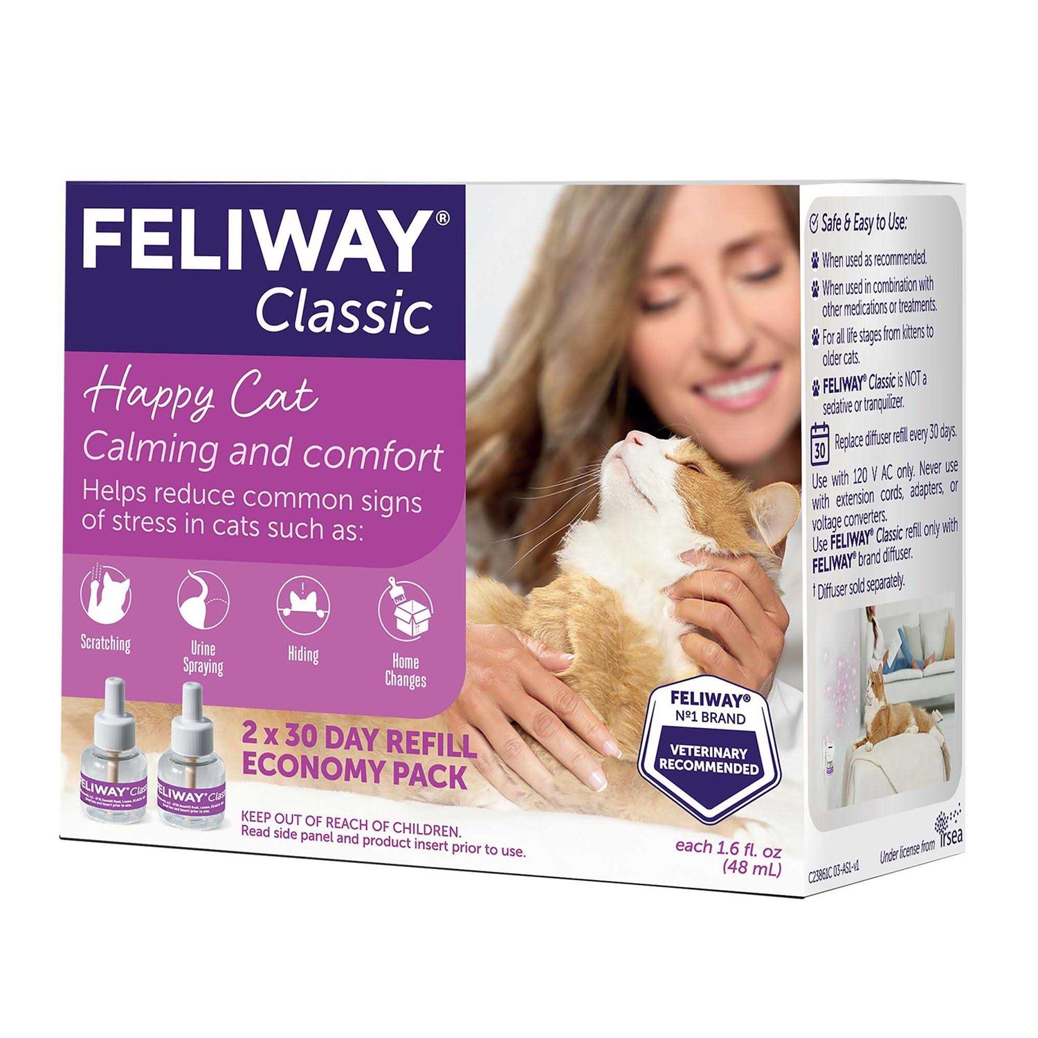 Feliway 30 Day Diffuser Refill for Cats - Healthber