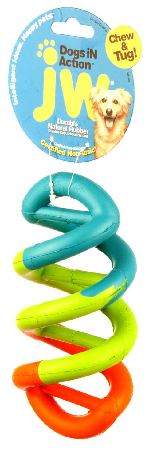 Dogs in Action (DNA) Rubber Toy, Large - Healthber