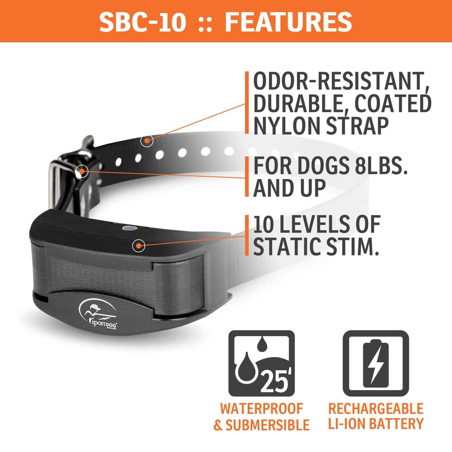 SportDOG NoBark SBC-10 Bark Collar - Healthber