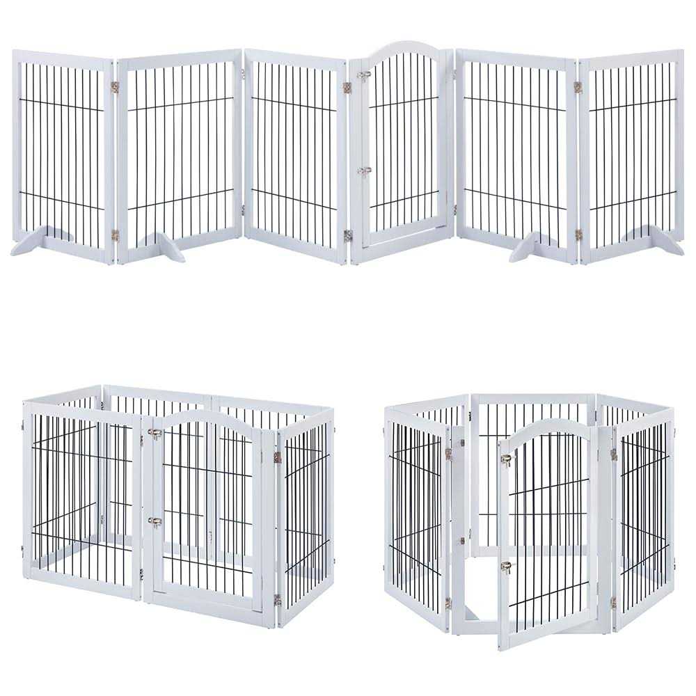 Unipaws Freestanding Pet Playpen - Healthber