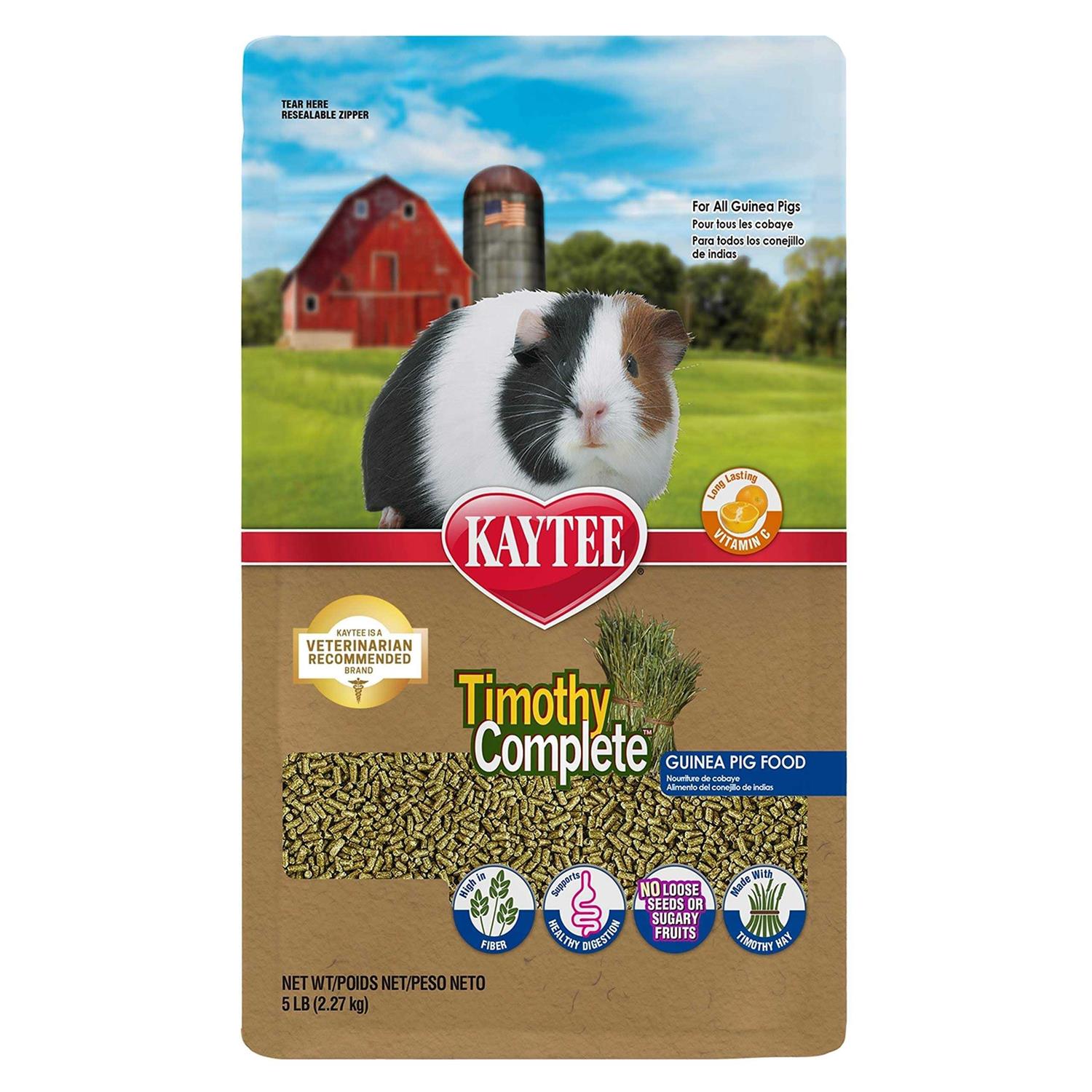 Kaytee Timothy Complete Guinea Pig Food - Healthber