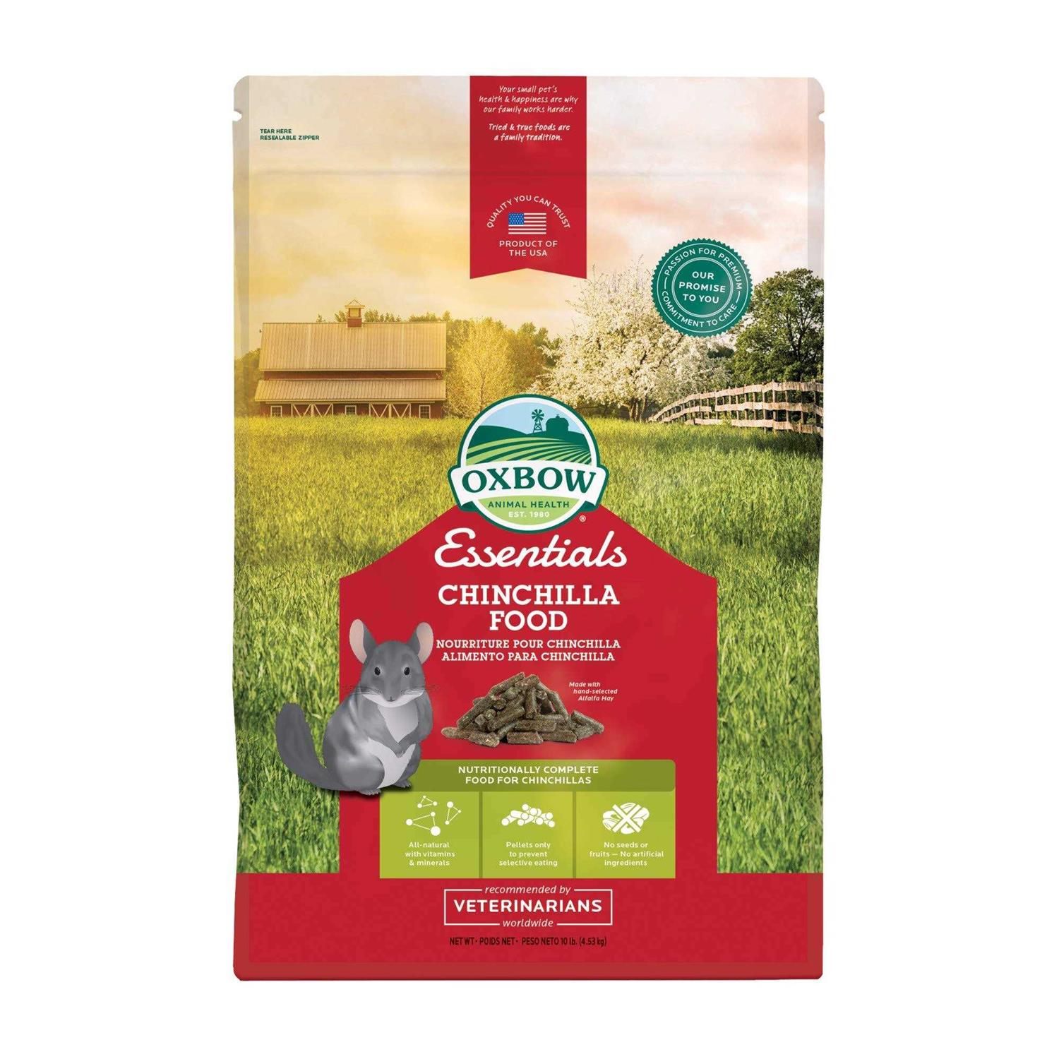 Oxbow Essentials Chinchilla Food - Healthber