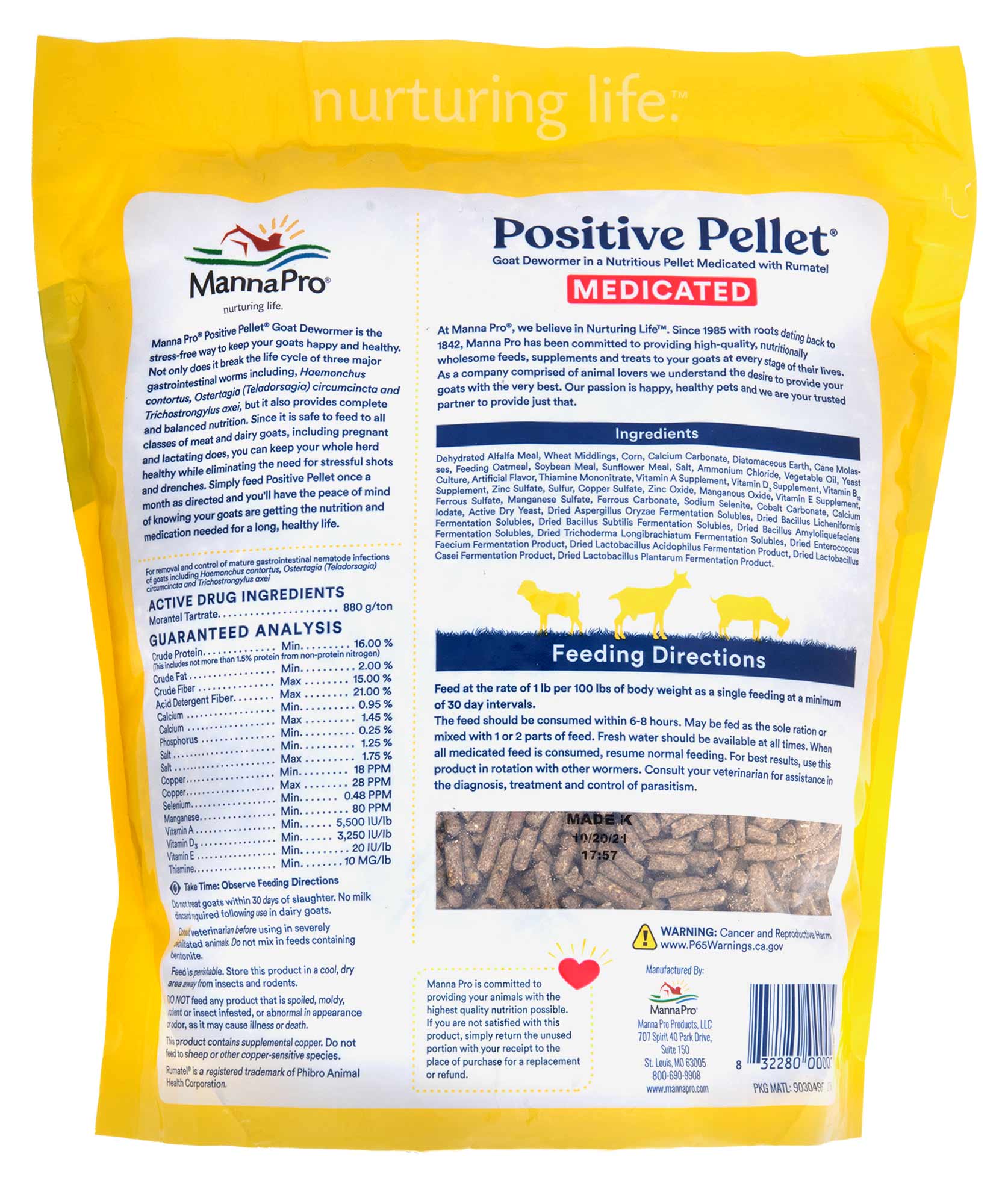 Positive Pellet Goat Dewormer - Healthber