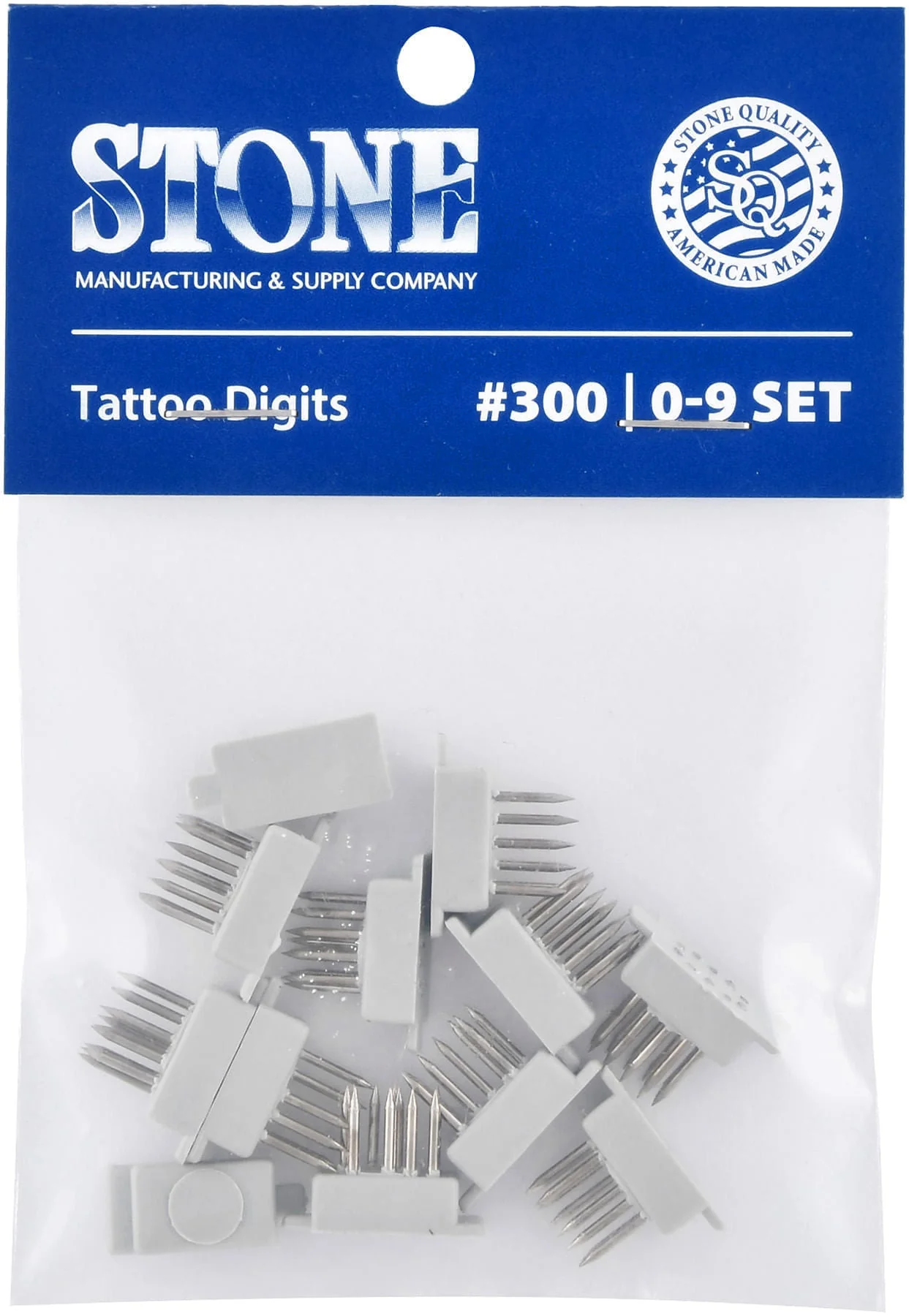 Stone #300 Digit Set 0-9 - Healthber