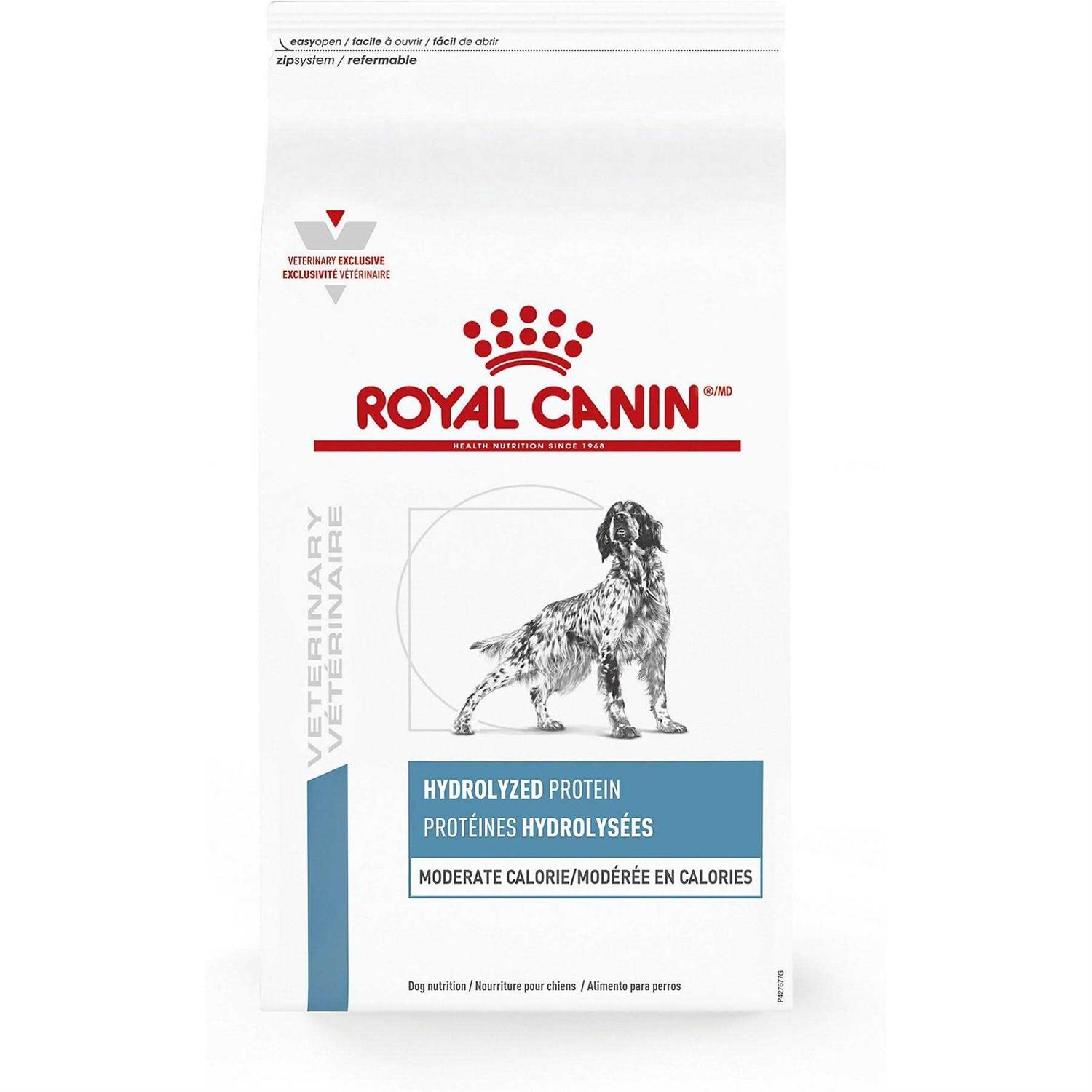 Royal Canin Veterinary Diet Hydrolyzed Protein Moderate Calorie Dry Dog Food - Healthber