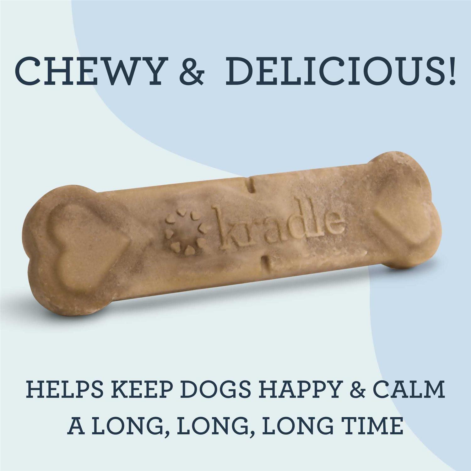 Kradle Calming Chillers Relaxing Hard Dog Chews - Healthber