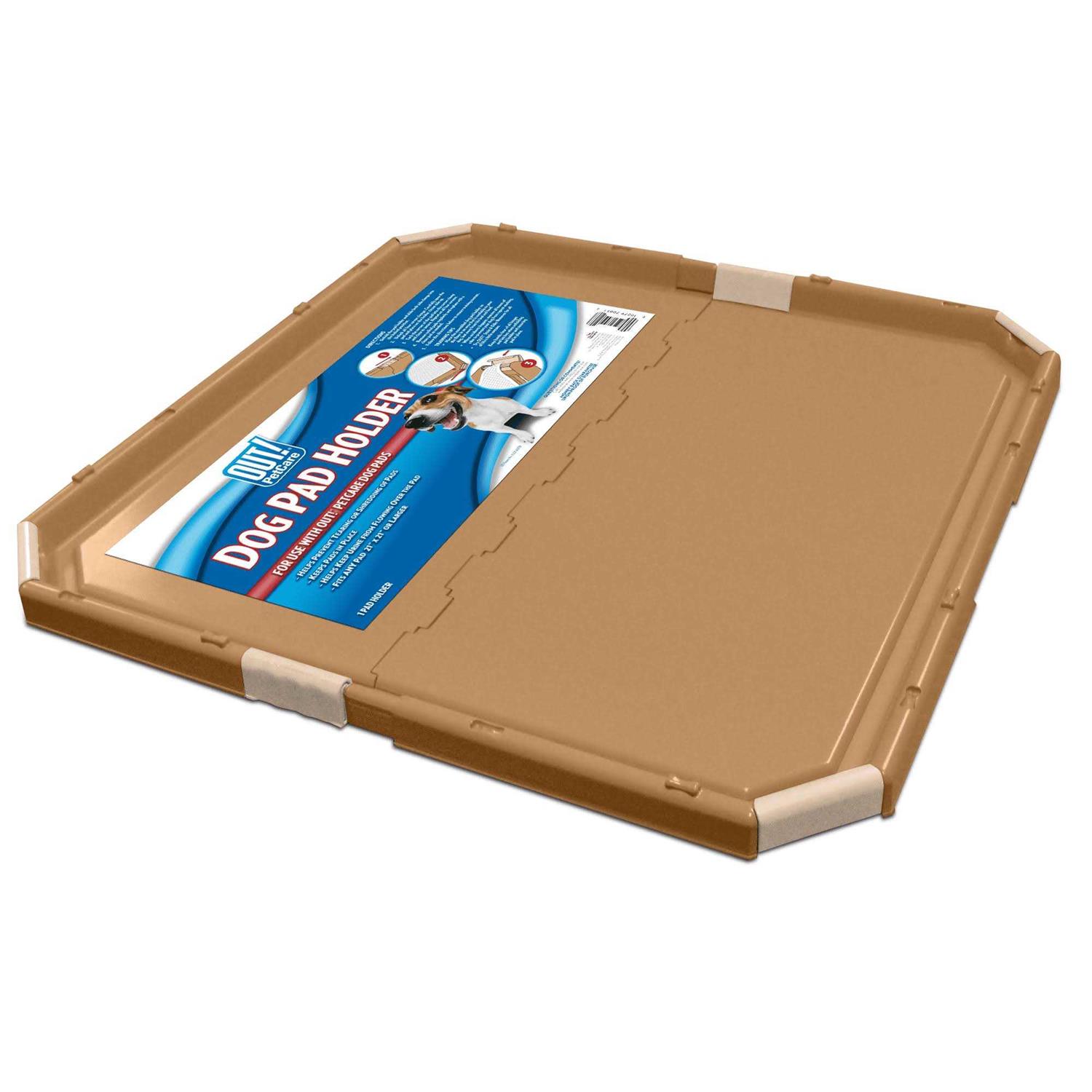 OUT! Dog Pad Holder Portable Tray for Pet Training and Puppy Pads - Healthber