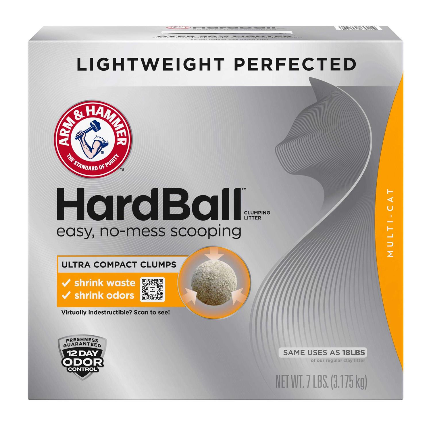 Arm & Hammer Hardball Clumping Cat Litter Lightweight - Healthber