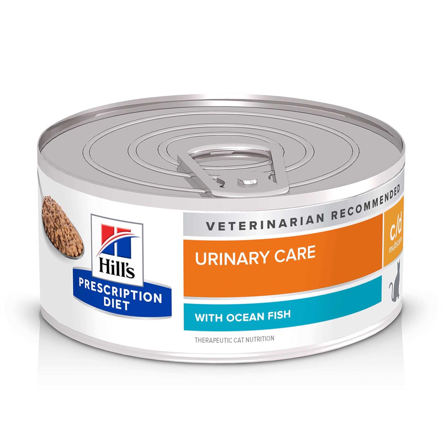 Hill’s Prescription Diet c/d Multicare Urinary Care with Ocean Fish Wet Cat Food - Healthber