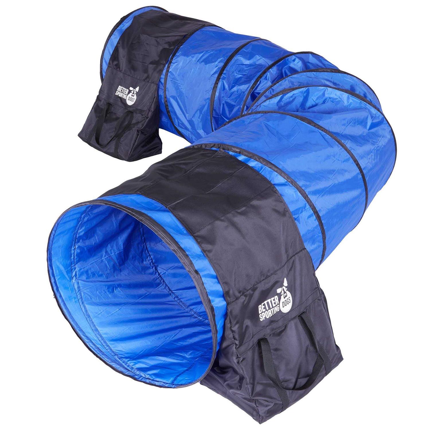Better Sporting Dogs 10 Foot Dog Agility Tunnel with Sandbags - Healthber