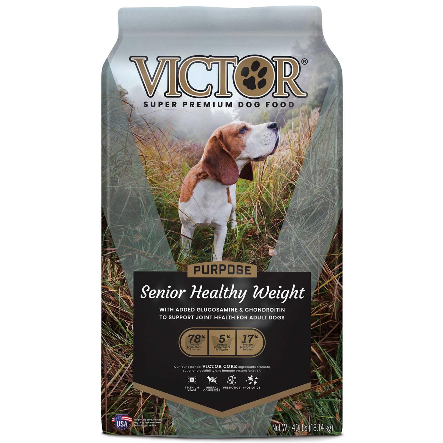 Victor Senior Healthy Weight Dog Food - Healthber