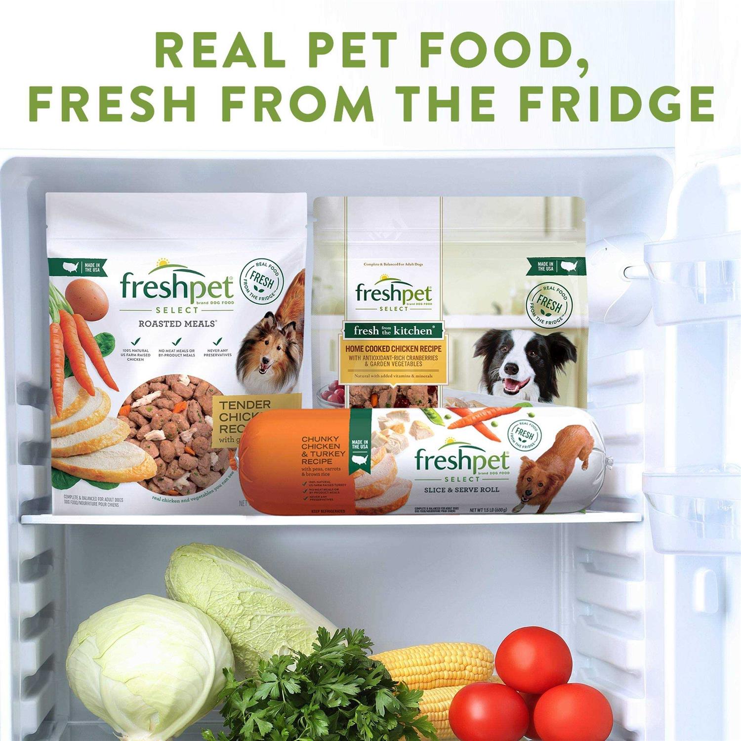 Freshpet Fresh from the Kitchen Select Home Cooked Chicken Recipe Dog Food - Healthber