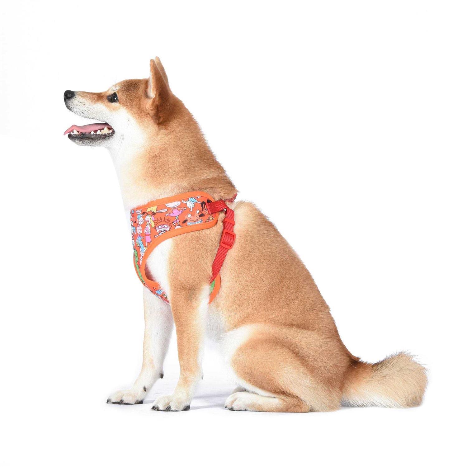 Nickelodeon All Stars Dog Harness for Large Dogs No Pull Dog Harness Vest with Nickelodeon Characters from Rugrats, Hey Arnold, and More - Healthber