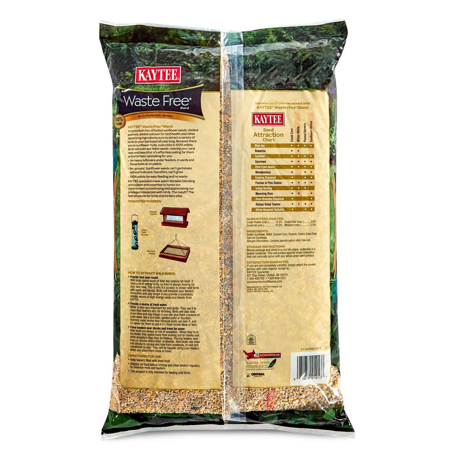 Kaytee Waste Free Wild Bird Food - Healthber