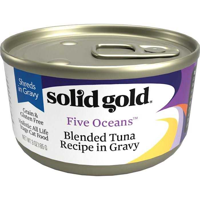 Solid Gold Canned Cat Food Five Oceans Tuna Recipe in Gravy - Healthber